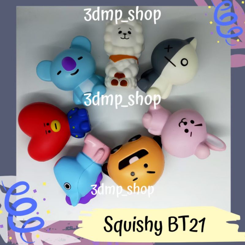 Squishy bt21 mang van tata