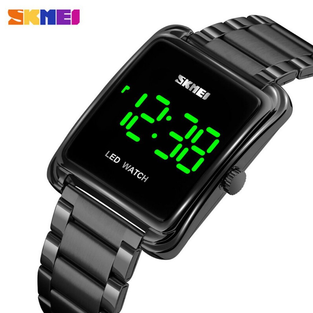 SKMEI 1505 Jam Tangan Pria Digital Tali Stainless WATCHKITE WKOS