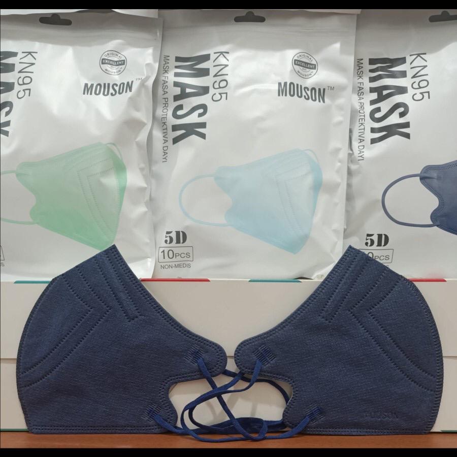 Masker KN95 Mouson 5D Face Mask Isi 10 Pcs