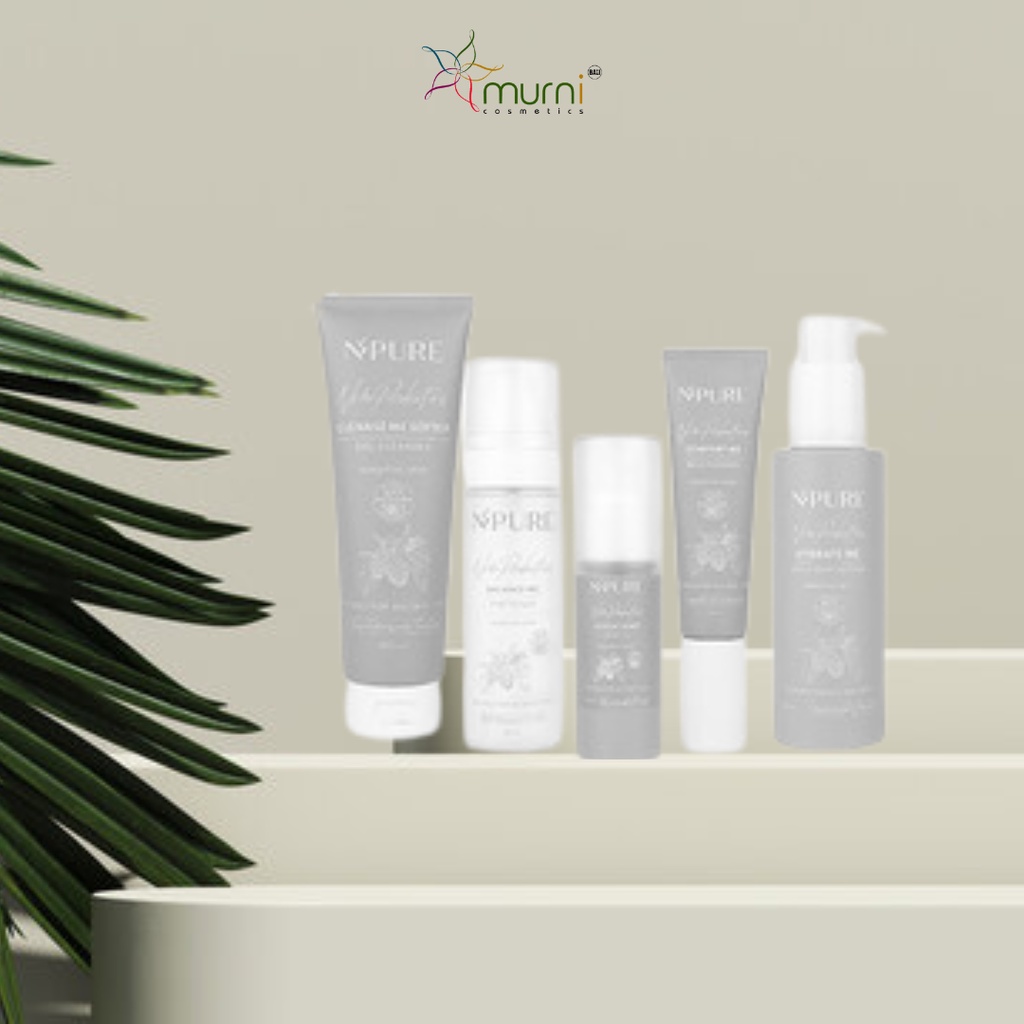 NPURE NONI PROBIOTICS SENSITIVE SKIN CALM ME DOWN  AMPOULE | COMFORT ME MOISTURIZER | CLEANSE ME SOFTLY GEL CLEANSER | BALANCE ME FINE TONER | HIDRATE ME BODY SOFT LOTION