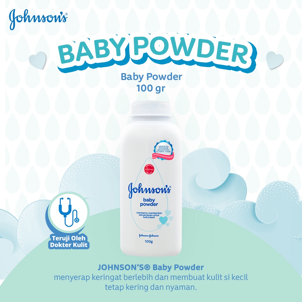 JOHNSON'S Baby Powder - Bedak Bayi 100gr