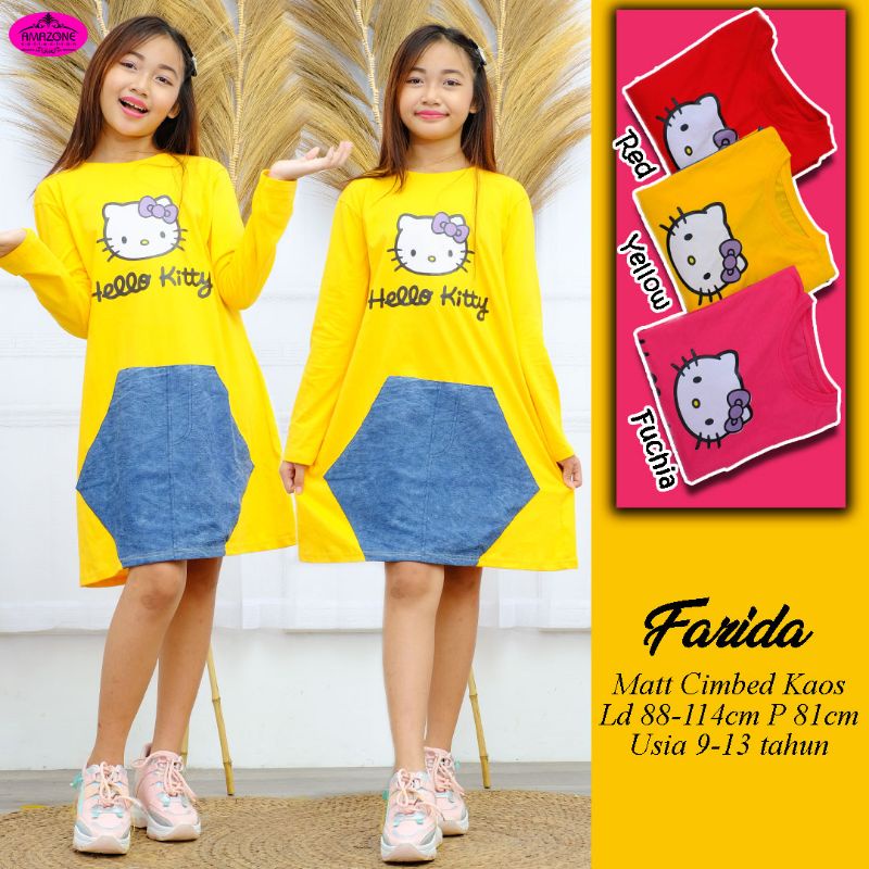 BAJU ANAK PEREMPUAN DRESS TUNIK ANAK ANAK PEREMPUAN TANGGUNG / BAJU FASHION ANAK CEWEK