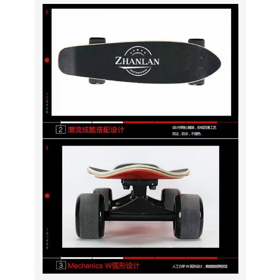 Skateboard Panjang Bahan Kayu cruiser Ukuran 26x7.5 Inch Untuk Hadiah Ulang Tahun