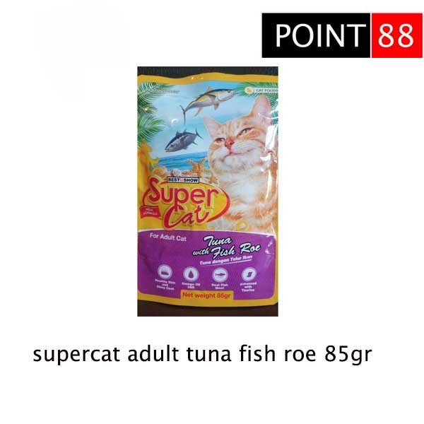 SUPERCAT Pouch Adult Tuna Fish Roe 85gr