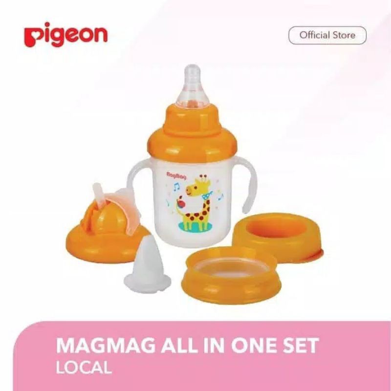 Pigeon Magmag All In One Set / tempat minum anak | Peralatan Makan Bayi