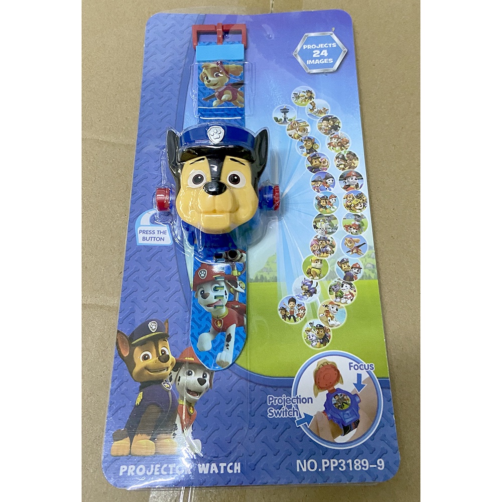 Jam Tangan LED Anak Paw patrol Projection Model Dog Everest / Jam Tangan Anak Proyektor Gambar / Jam anak