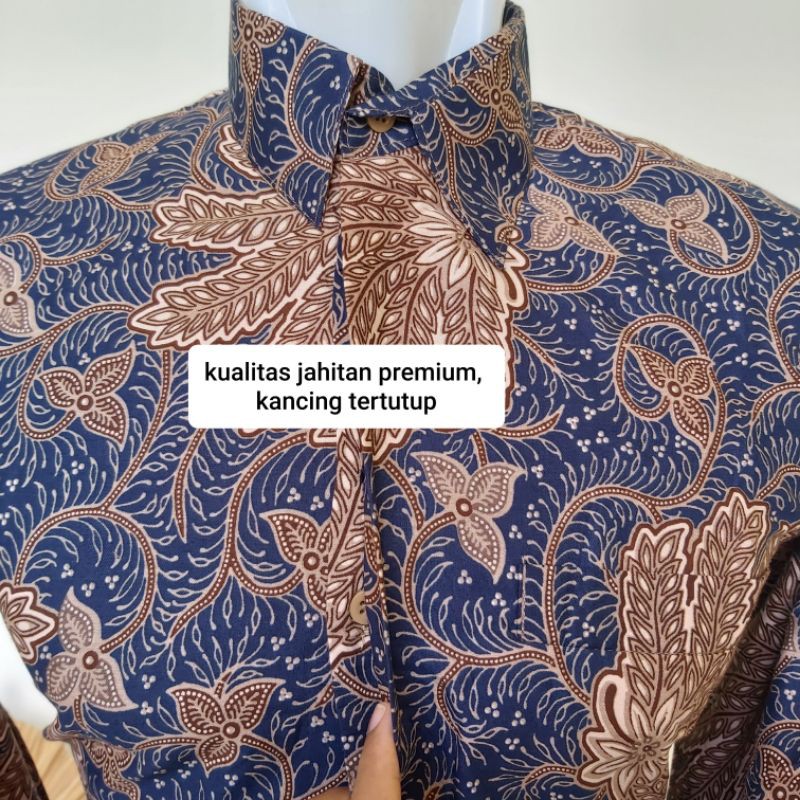 Batik Pria Panjang Lapis Furing Katun Primisima Kode BPF02