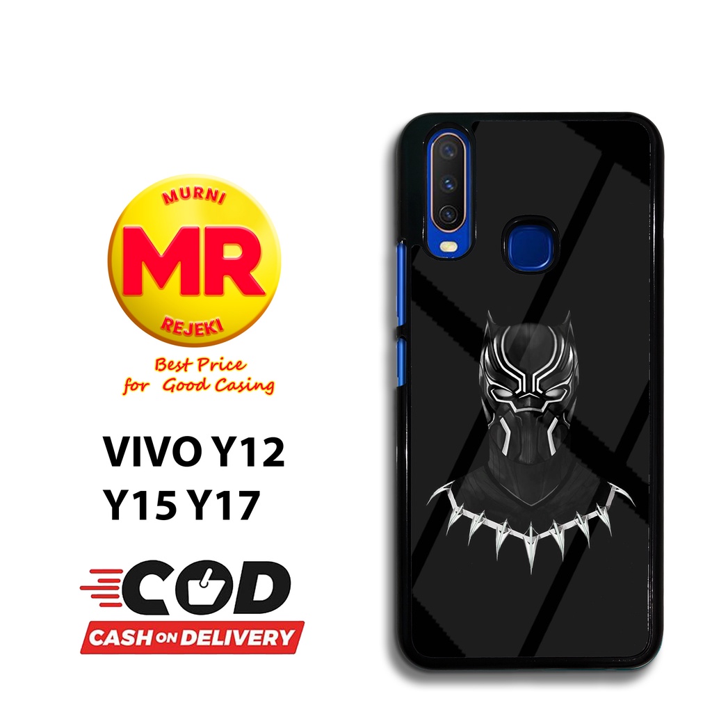 CASE VIVO Y12 Y15 Y17 MOTIF BLACK PANTHER Case 2D Casing 2D Murni rejeki case Murni case Murni casin