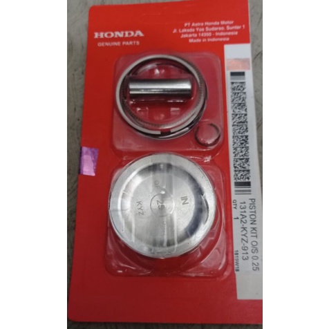 PISTON KIT HONDA SUPRA X 125 HELM IN FI OVERSIZE 25 SEHER SUPRA X 125 HELM IN FI OS 0,25 KYZ