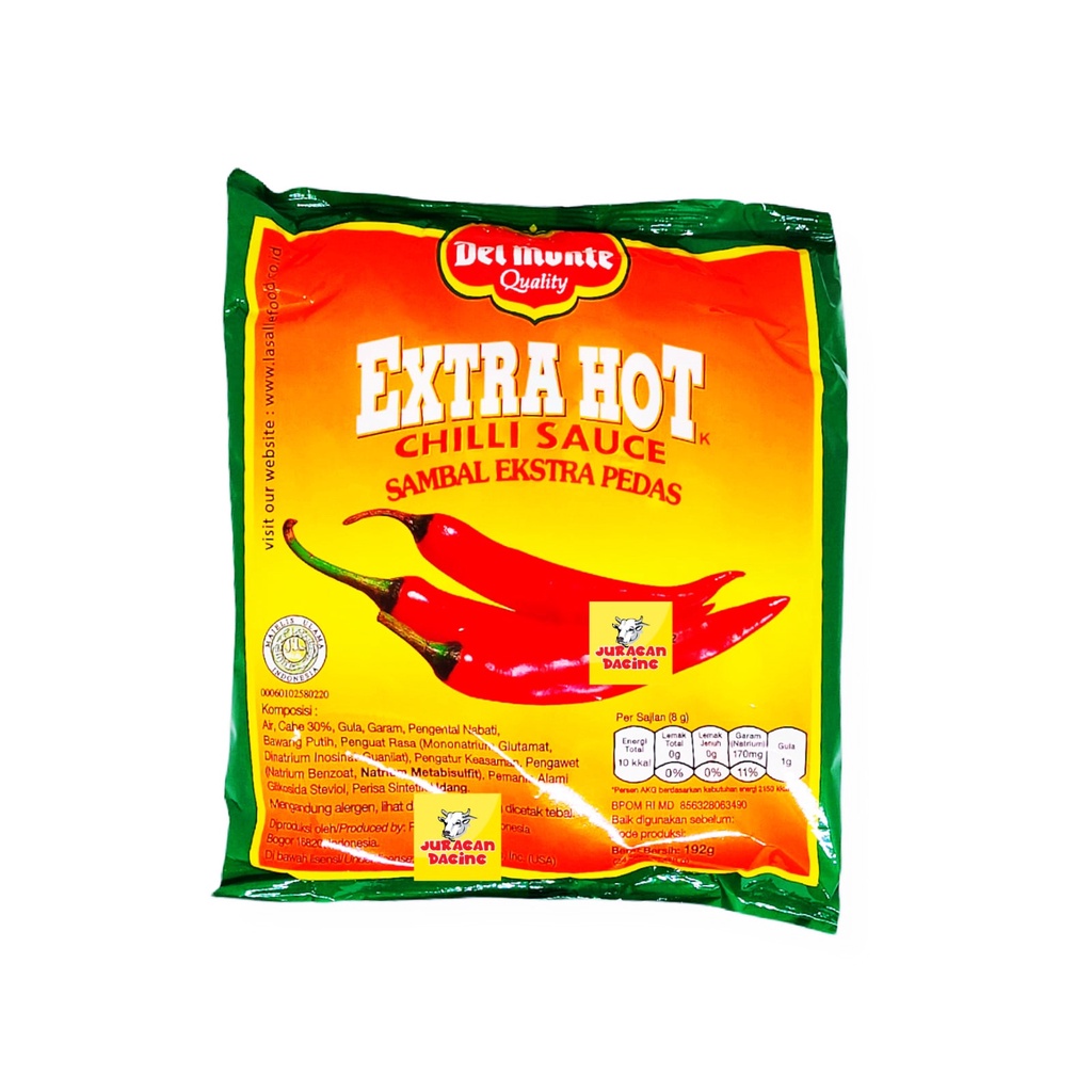 

Delmonte Extra Hot Saus Cabe Sachet 24