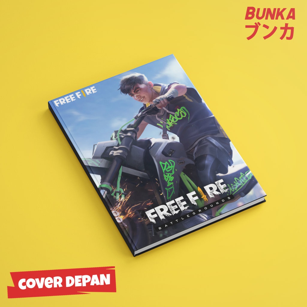 

Notebook Free Fire Shirou Hardcover A5 Buku Tulis Catatan Notes Agenda Planner Jurnal