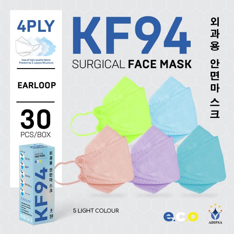Masker KF94 Eco Care 4 Ply isi 30