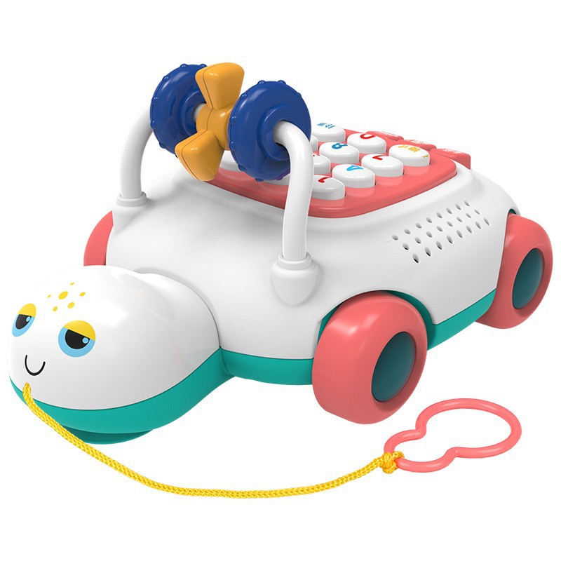 MWN Mainan Bayi Cute Turtle Phone Car No.CY-7074-B