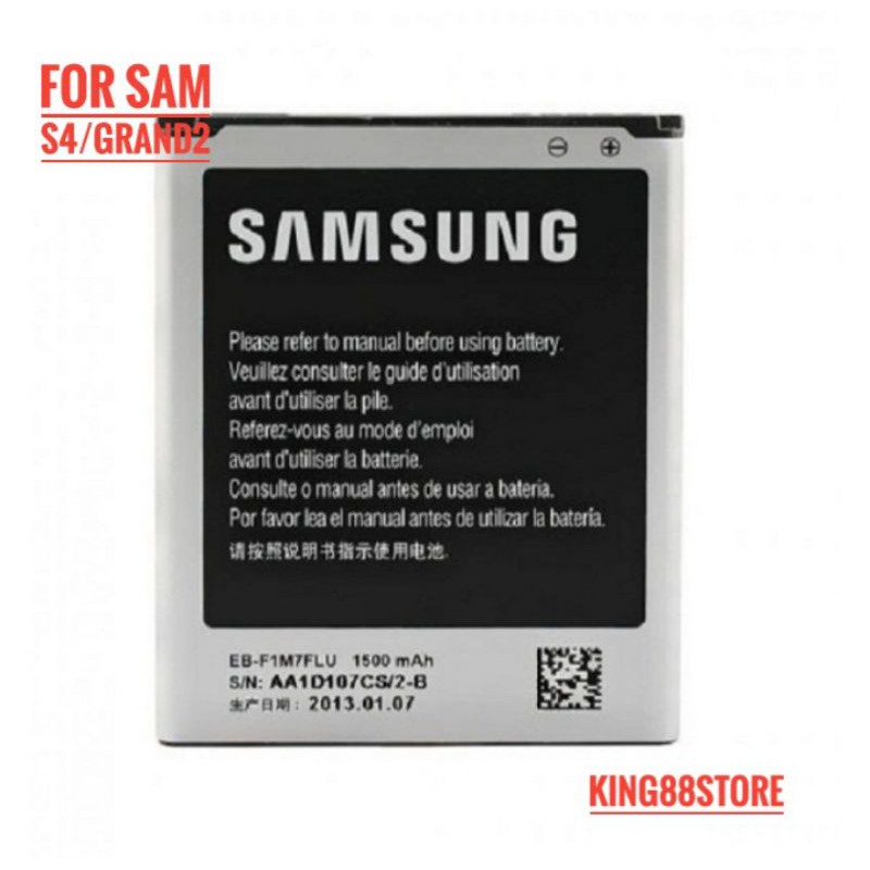 BATERAI BATTERY BATRE SAMSUNG GALAXY S4/I9500 GRAND 2 / G7102 ORGINAL 99,9%