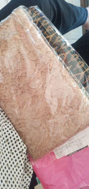 Batik Sogan Halus Pekalongan Mix Brokat Cord Timbul