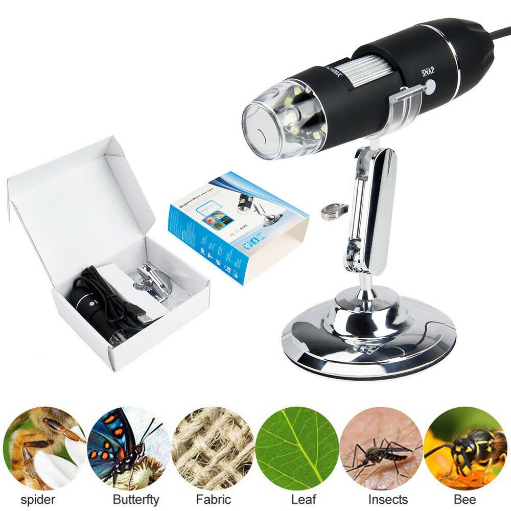 Mikroskop Digital 2MP 1600x 8LED USB 1600x Zoom Digital Microscope