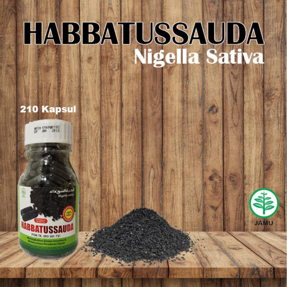 Habbatussauda Habbasyi Niaga Utama 210 Kapsul HNU Serbuk / ORIGINAL