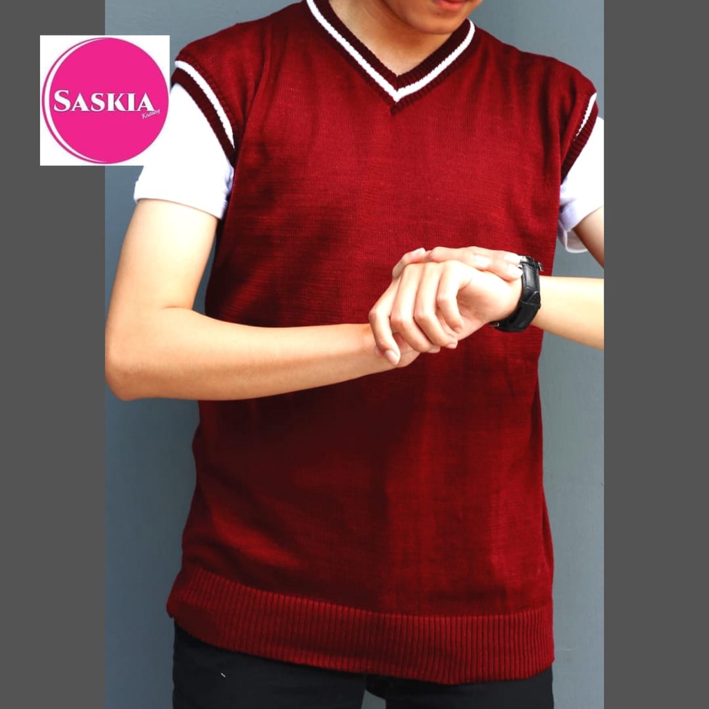 sweater best top rajut rompi korea#rajut pria&amp;wanita#atasan pria#pakaian pria