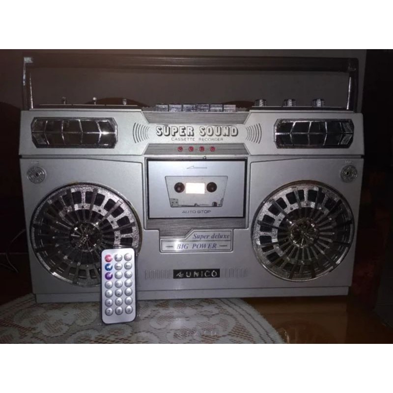 Tape jadul lawas UNICO SC-301 NORMAL boombox modif bluetooth