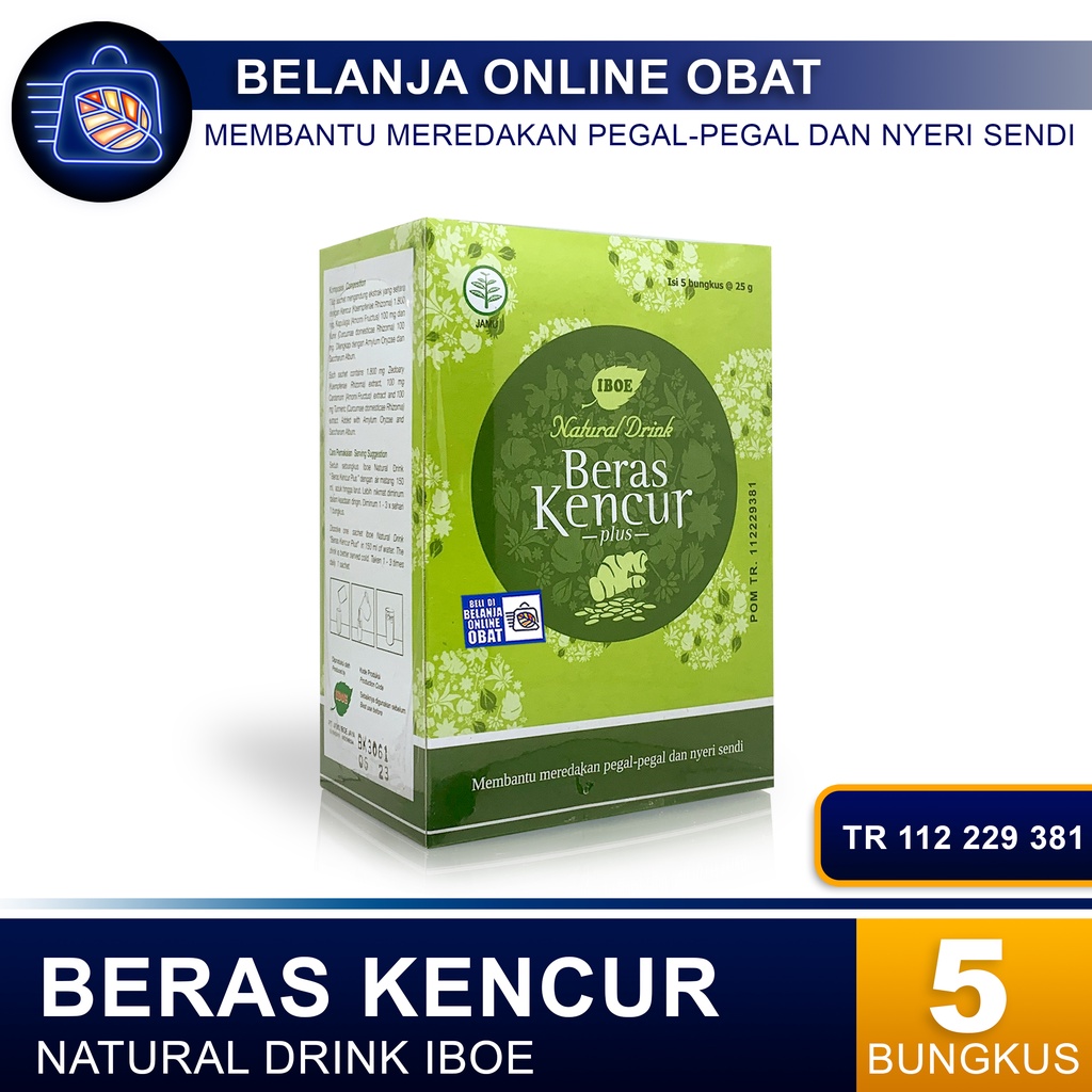 

BERAS KENCUR NATURAL DRINK // Meredakan Pegal dan Nyeri Sendi