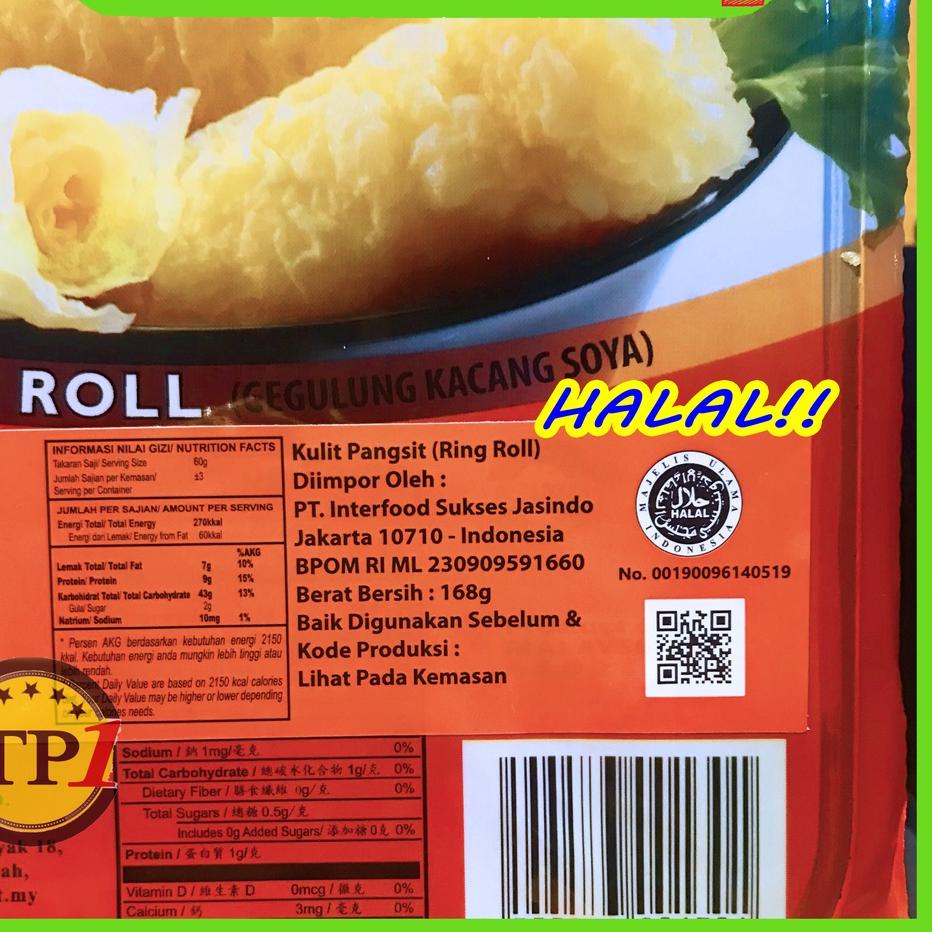 

Kekinian - Ring Roll pot/Gegulung Kacang Soya/Ever RingRoll / Kulit Tahu Vegan !