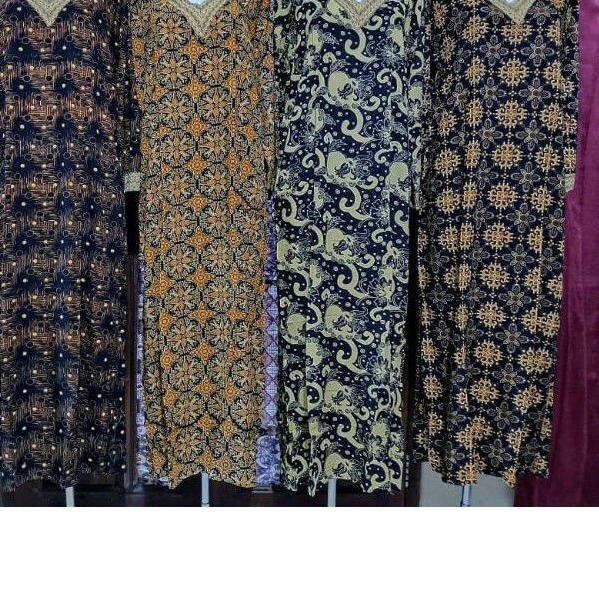 ♂ DASTER KENCANA UNGU ASLI ORIGINAL BATIK LENGAN PANJANG LD 100 || ABAYA AIRIN KENCANA KUC || DASTER