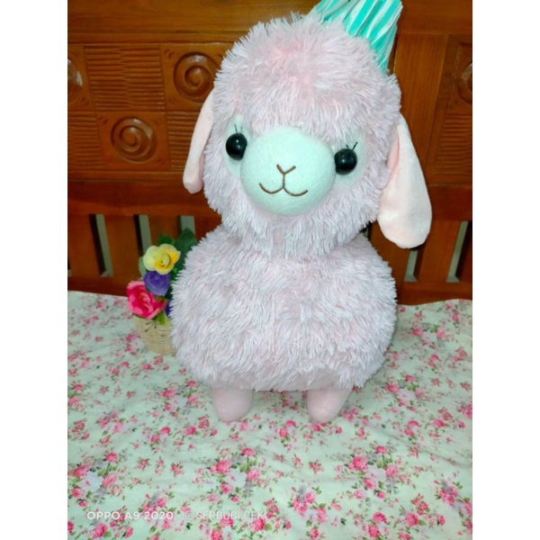 BONEKA ALPACA PINK JUMBO