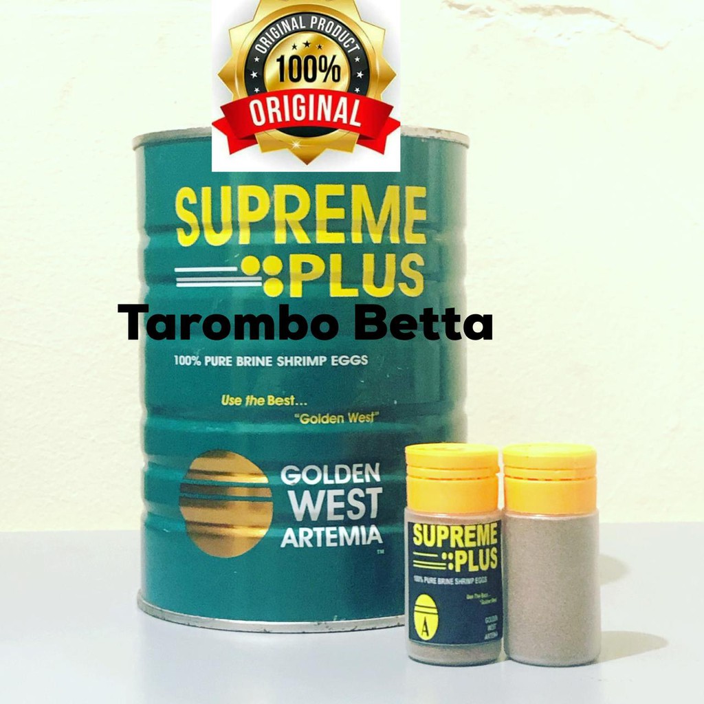 Artemia Supreme Plus 10 Gram SupremePlus Golden West Kultur 10gram 10gr