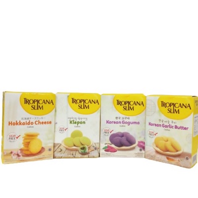 

TROPICANA SLIM COOKIES ALL VARIAN 1 BOX ISI 5 PCS @20 g