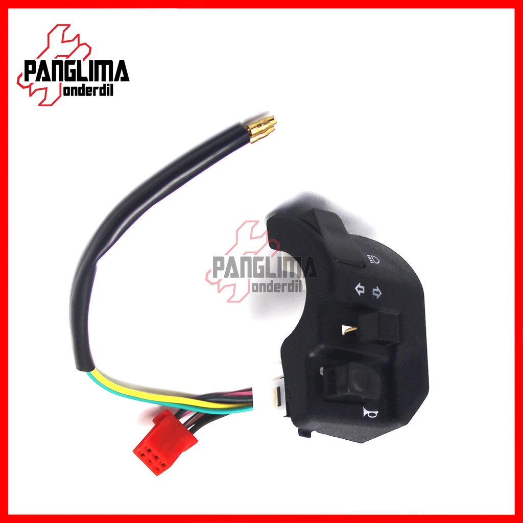 Handel Switch Kiri-Left Jupiter Z1-FI Handle-Hendle-Hendel-Holder Saklar Lampu Depan Dim-Sen-Sein-Klakson