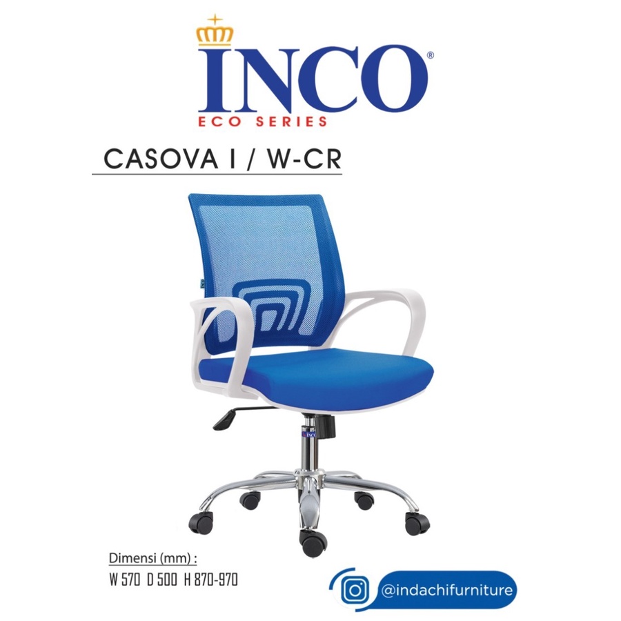 Kursi Kantor Indachi Inco - Casova I / W-CR