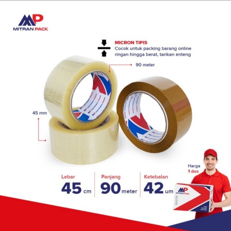 

lakban coklat 90 yard x 48mm
