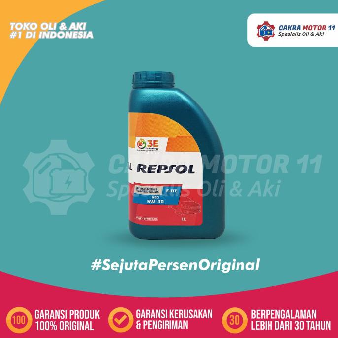 [[BISA COD]] REPSOL ELITE NEO 5W30 1LT