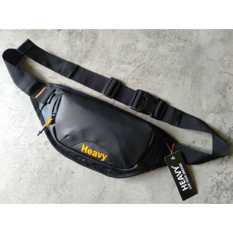 tas pria waistbag. tas selempang waterproof, tas waistbag tahan air . Heavy