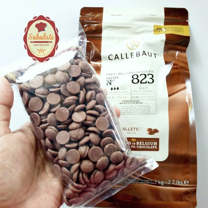 

COKELAT- CALLEBAUT COKLAT COUVERTURE MILK 823, 33.6% REPACK 250GR -COKELAT.