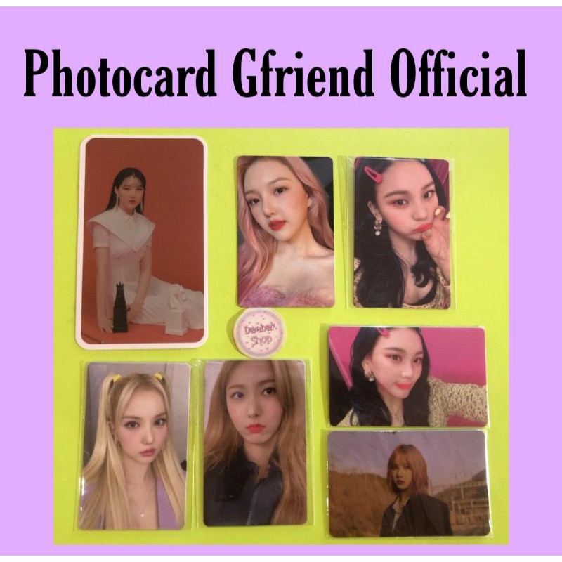 Photocard Yerin Umji Eunha Sinb Gfriend Walpurgis Night Choice Photobook Labyrinth benefit synnara