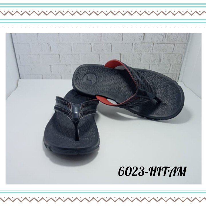 SANDAL PRIA BAHAN KARET ELASTIS INKAYNI 6023 UK 39-44