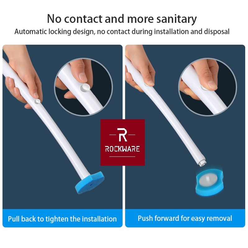 ROCKWARE RW-DTB01 - Disposable Toilet Brush - Sikat WC Toilet Wangi