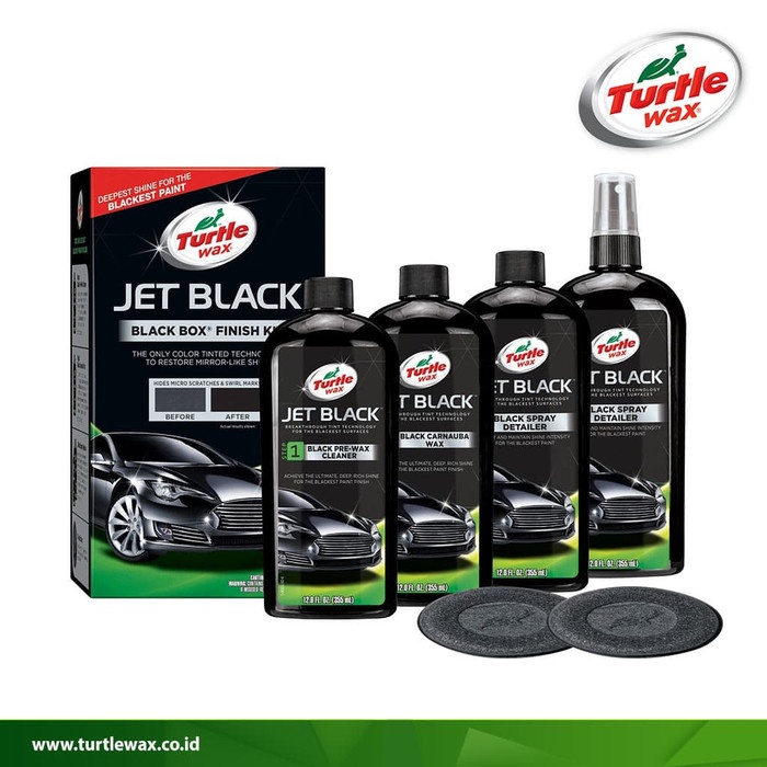 TURTLE WAX JET BLACK BOX KIT - PAKET TURTLE WAX JET BLACK