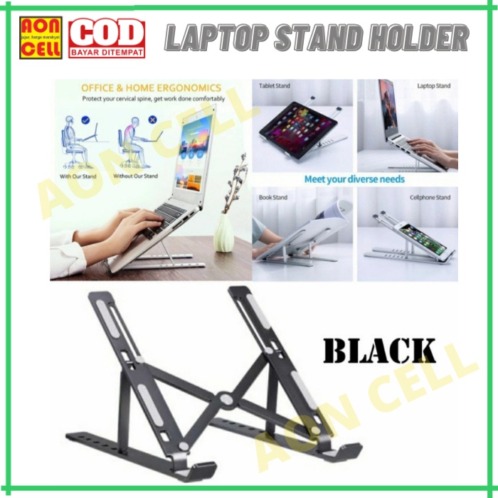 Dudukan Stand Laptop Tablet Standing Dudukan Macbook Laptop Asus Adjustable Stand Docking Laptop [an
