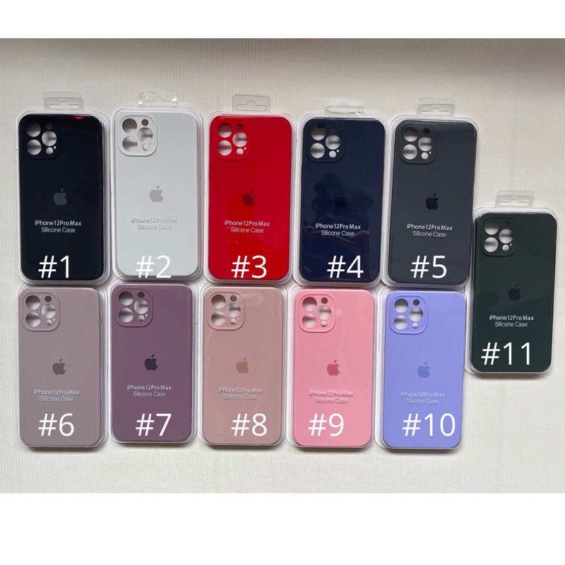 FULL CASE PREMIUM Iphone Silicone Apple Untuk 12MINI 12/12PRO 12PROMAX KAMERA PELINDUNG FULL