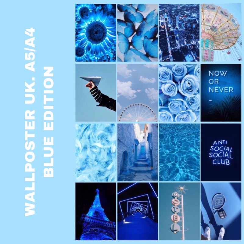 

WALLPOSTER 16 LEMBAR UK. A5/A4 BLUE EDITION