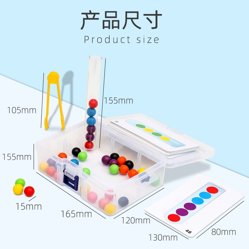 TAO Mainan kayu anak Color Matching Games