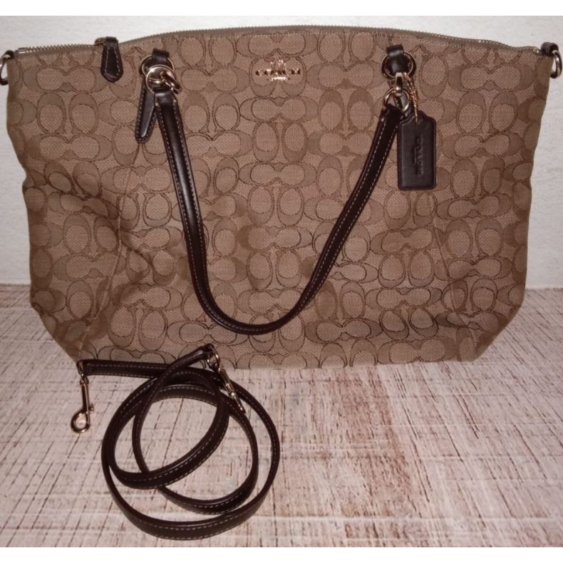 Coach Signature Large Bag Tas Coach Second Preloved Asli Original
