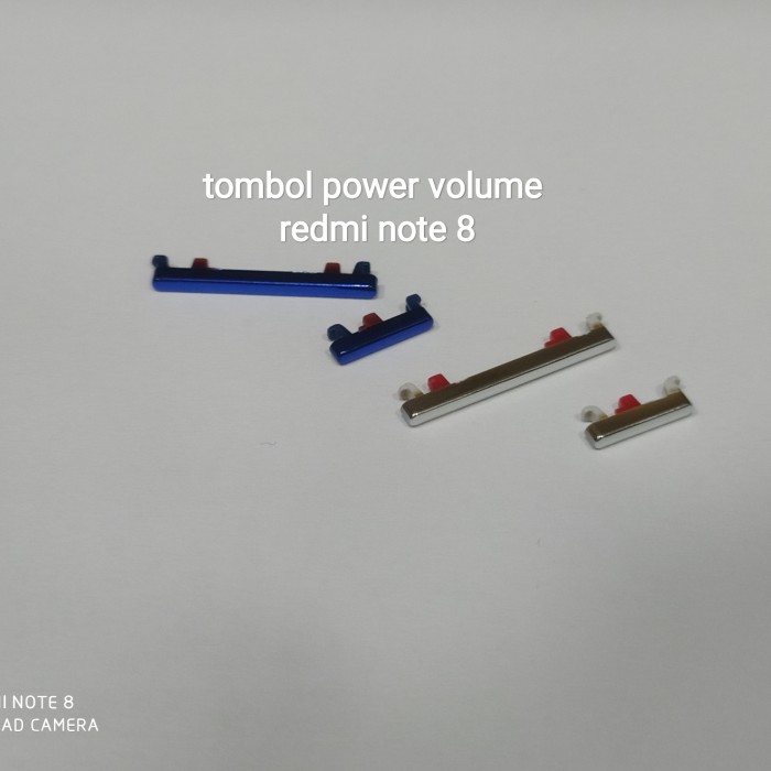 TOMBOL POWER VOLUME REDMI NOTE 8 - Putih