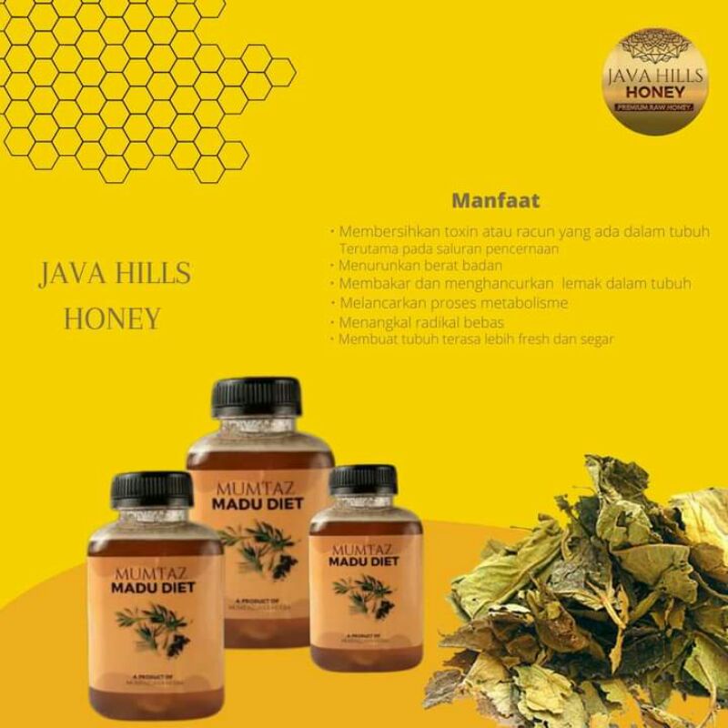 

Mumtaz Madu Diet 330gr / Javahills Honey / Java Hills / Javahills Semarang