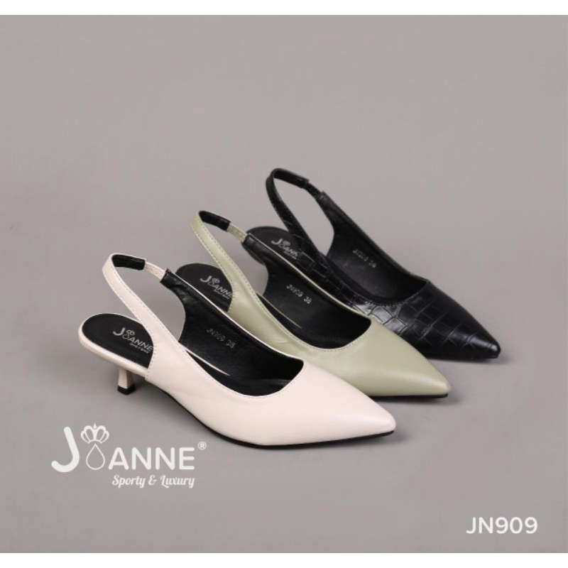 RESTOCK!! JOANNE Sepatu Slingback Heels Shoes JN909 [ORIGINAL BRAND]