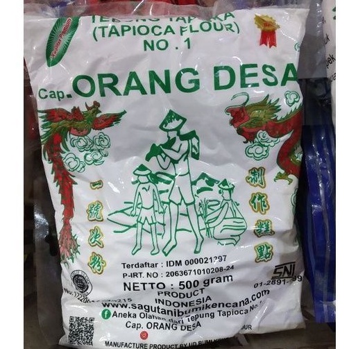 

Tepung Tapioka Cap Orang Desa 500 gram