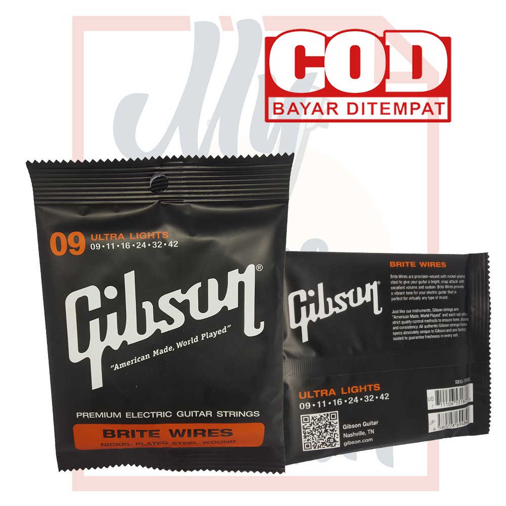 Senar Gitar Gibson Elektrik Akustik