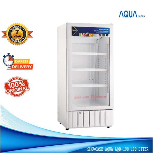 Showcase AQUA AQB 190 Display Cooler 190 Liter Anti Embun